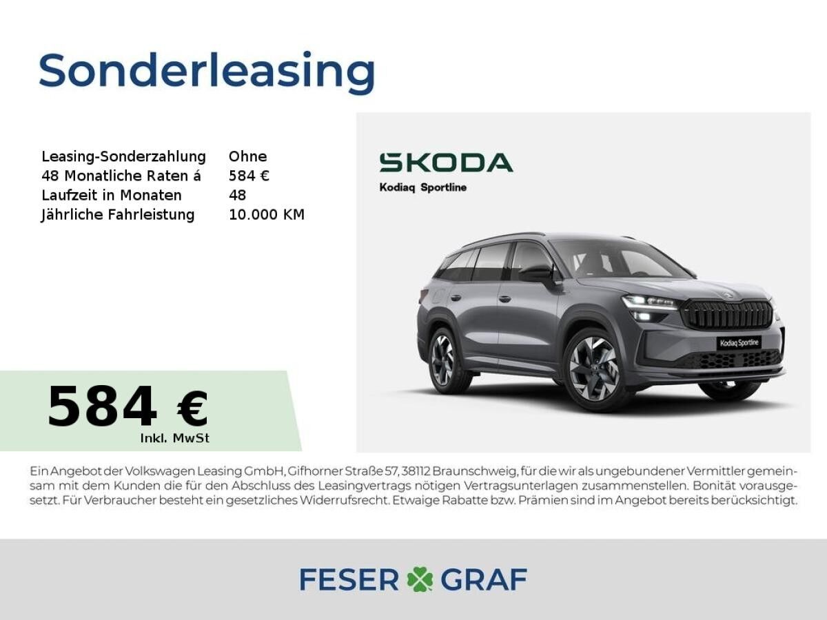Skoda Kodiaq Sportline 2,0 TDI *KAM*LED*SZH*AHK*