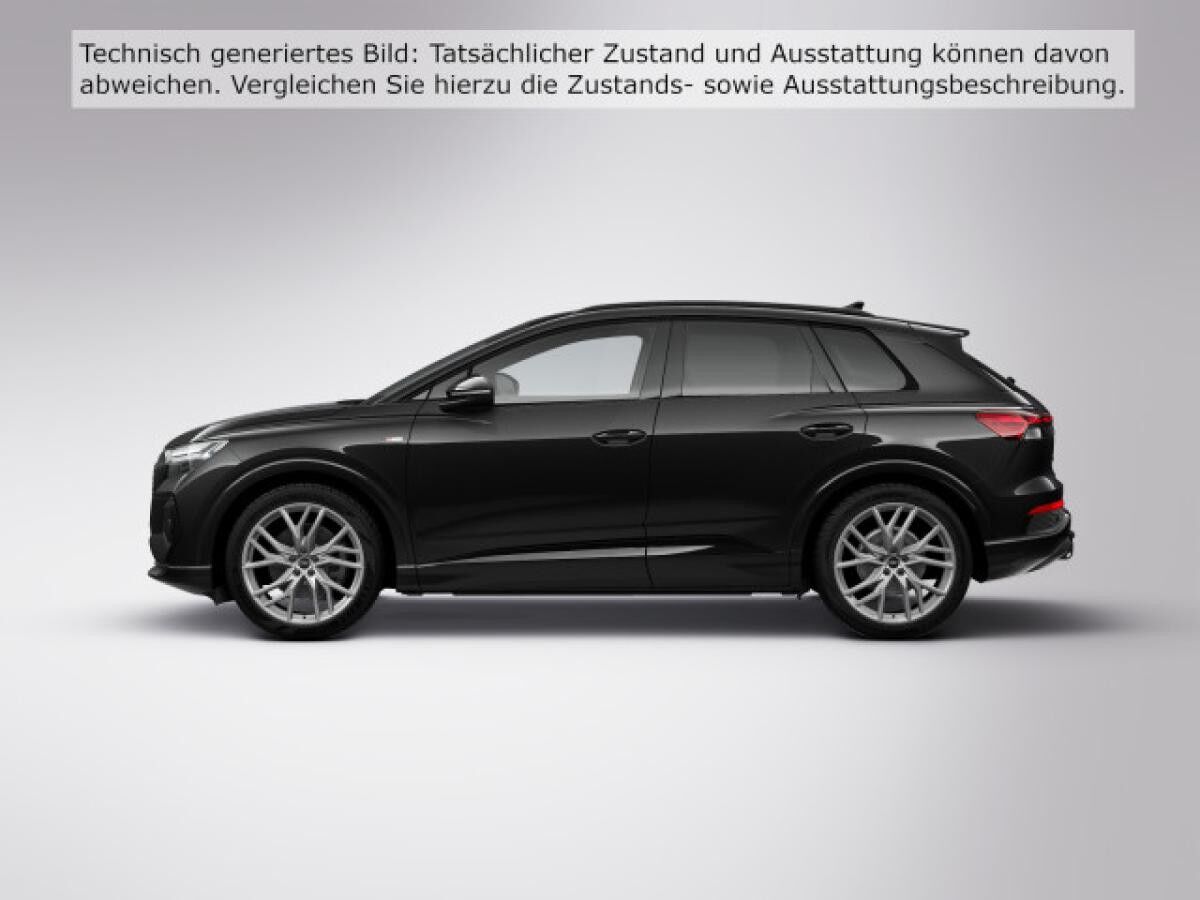Audi Q4 e-tron 45 S line Matrix AHK Head up Kamera Optikpaket schwarz