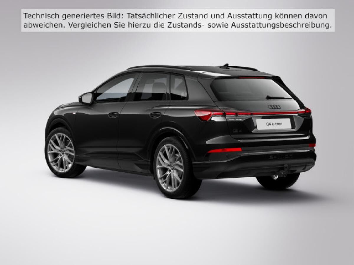 Audi Q4 e-tron 45 S line Matrix AHK Head up Kamera Optikpaket schwarz