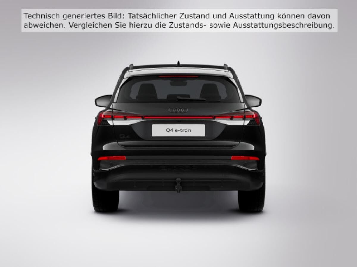 Audi Q4 e-tron 45 S line Matrix AHK Head up Kamera Optikpaket schwarz