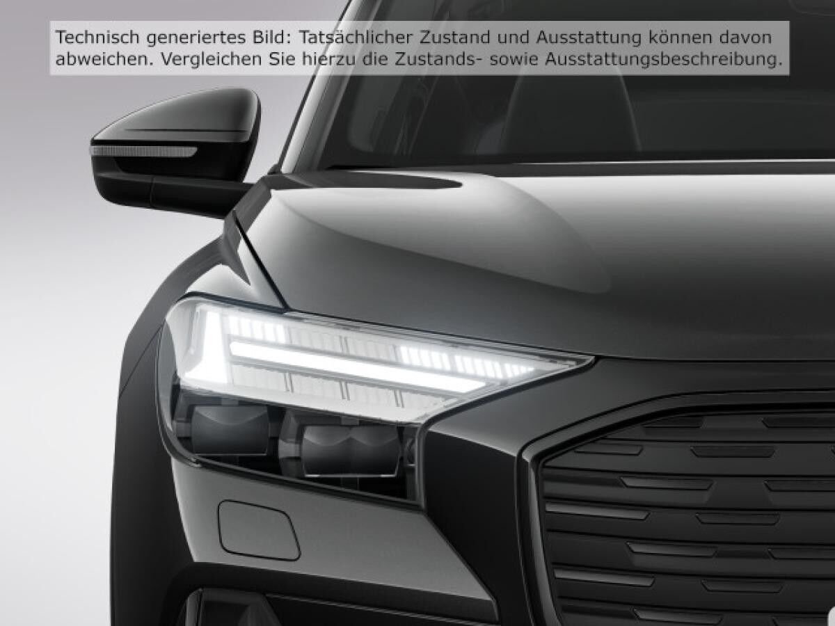 Audi Q4 e-tron 45 S line Matrix AHK Head up Kamera Optikpaket schwarz