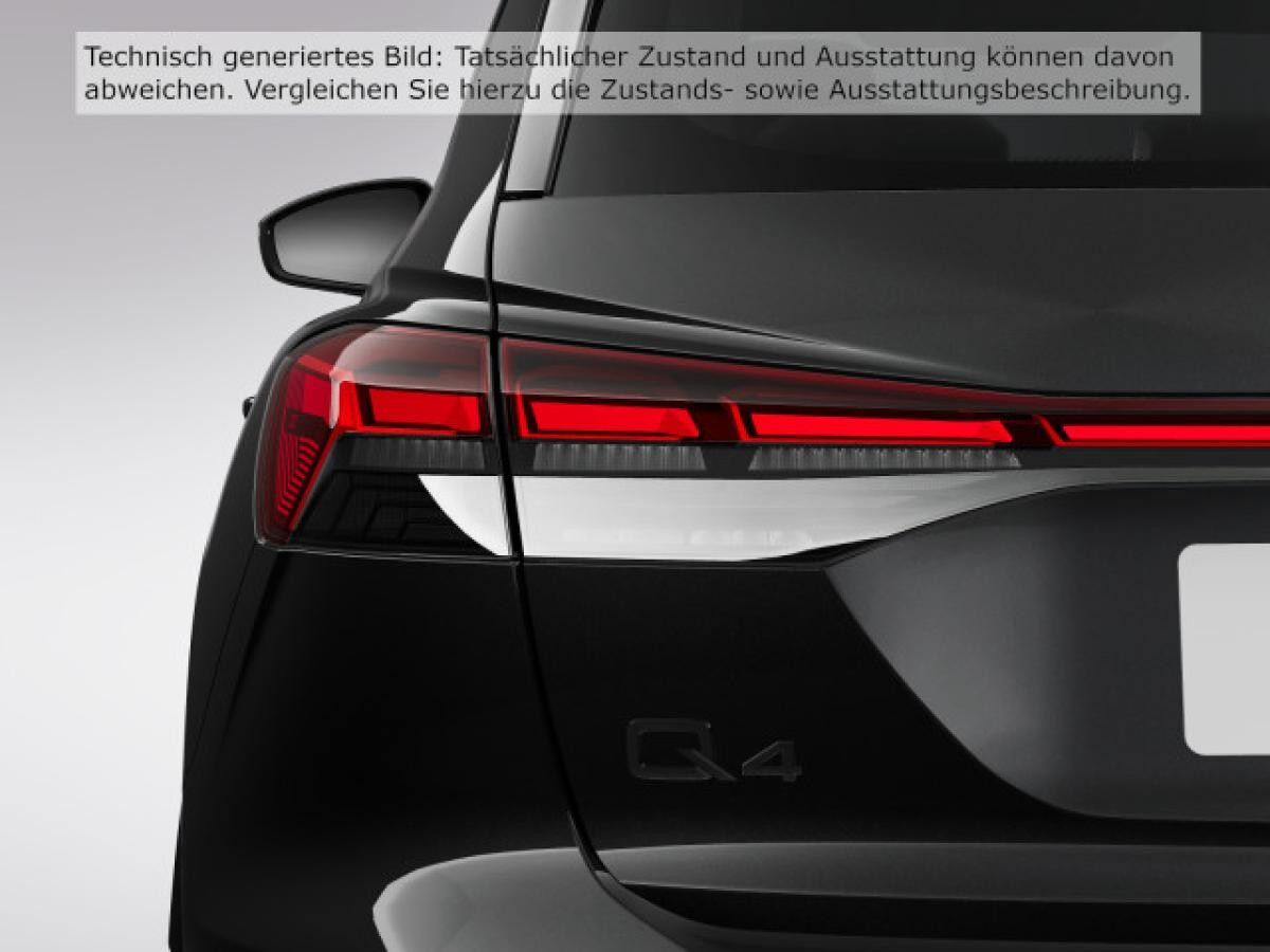 Audi Q4 e-tron 45 S line Matrix AHK Head up Kamera Optikpaket schwarz