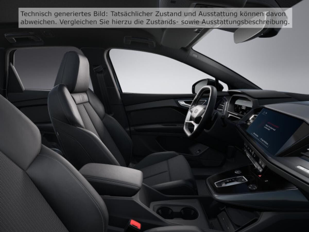 Audi Q4 e-tron 45 S line Matrix AHK Head up Kamera Optikpaket schwarz