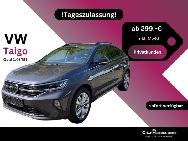 Volkswagen Taigo GOAL 1,0 l TSI *Tageszulassung - sofort verügbar*