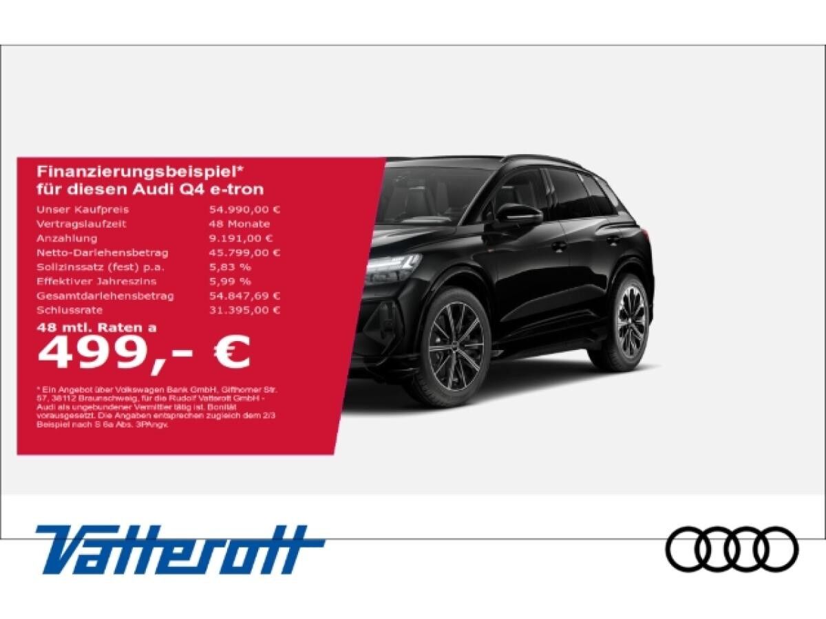 Audi Q4 e-tron 45 quattro ACC Leder LED Navi AHK