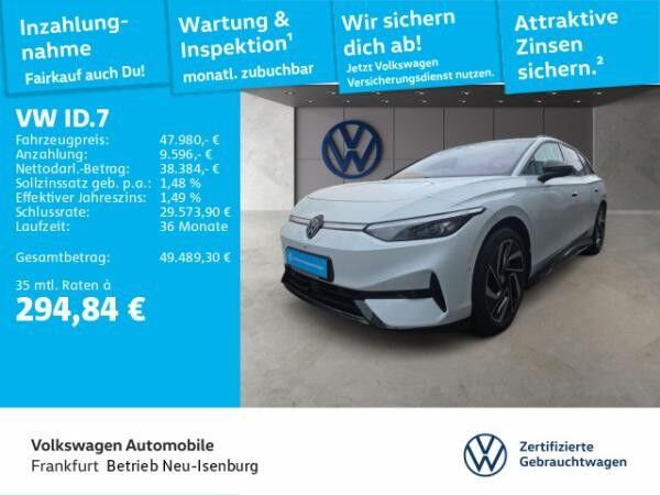 Volkswagen ID.7 Tourer Pro Navi AHK IQ.LIGHT - LED-Matrix-Scheinwerfer Sprachassistent DAB+