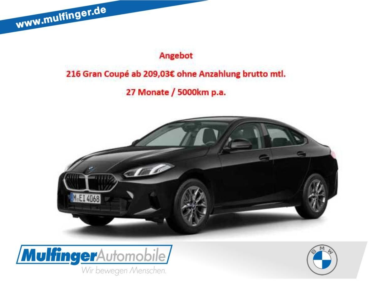 BMW 216 i GC Aut.Kamera Widescreen Leasing ab: Navi LED