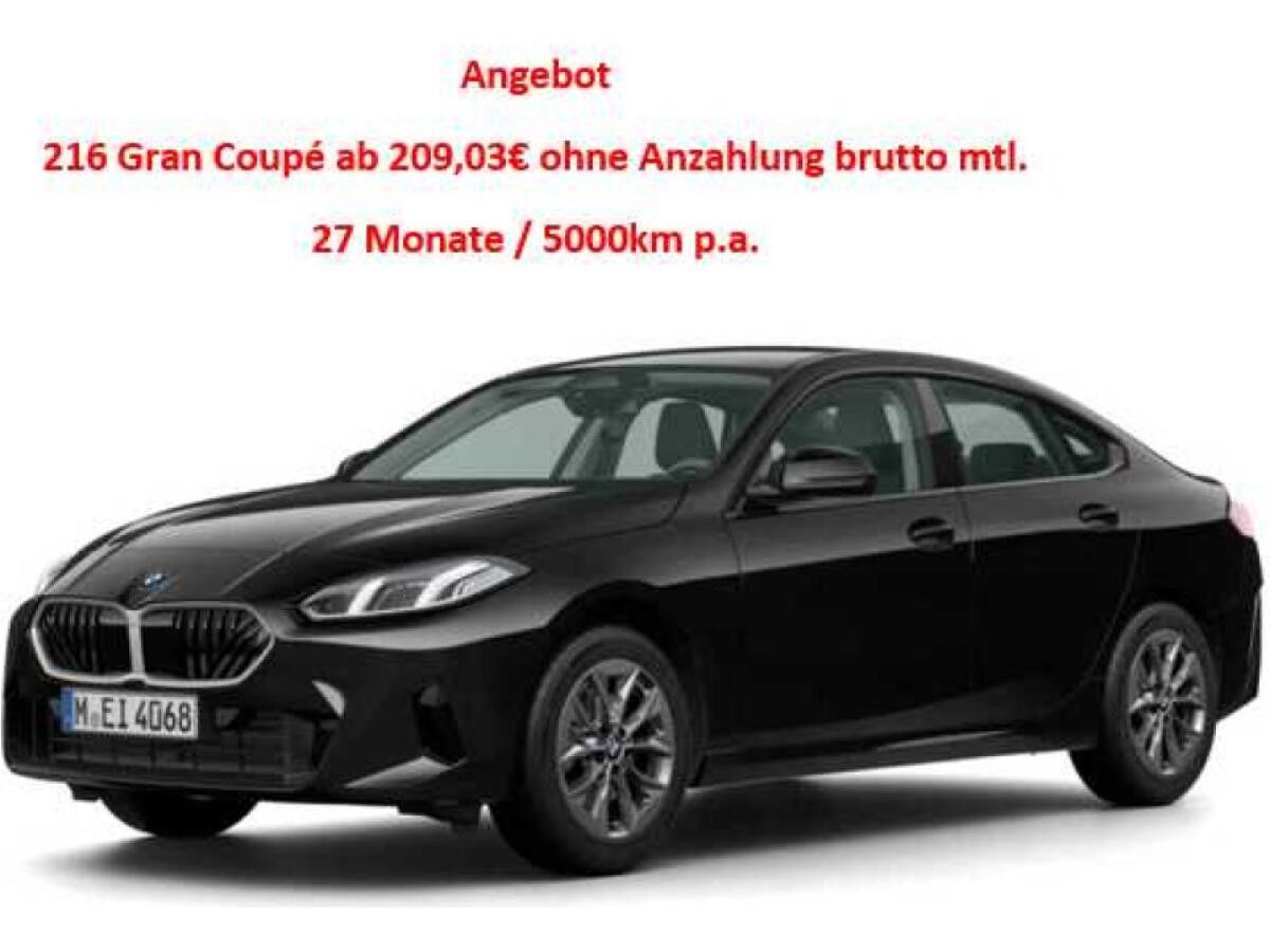 BMW 216 i GC Aut.Kamera Widescreen Leasing ab: Navi LED