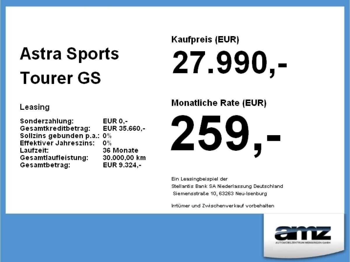 Opel Astra Sports Tourer GS 1.2 Turbo