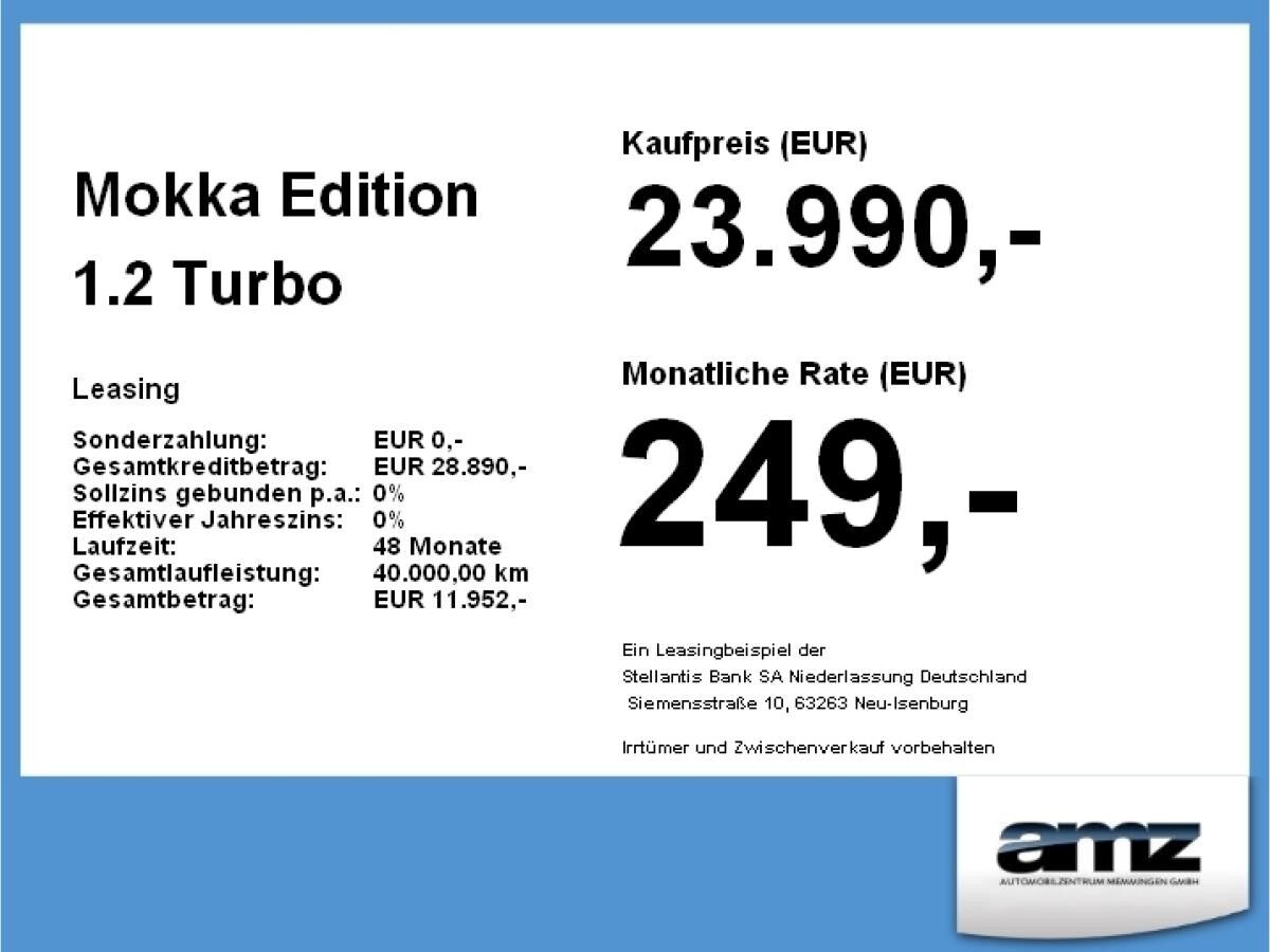 Opel Mokka Edition 1.2 Turbo **Gewerbehammer**