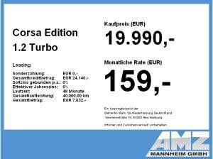 Opel Corsa Edition 1.2 Turbo