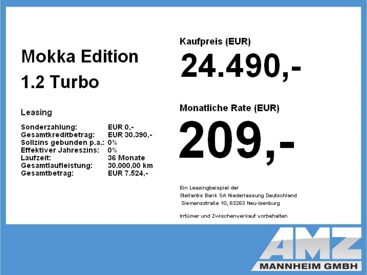 Opel Mokka Edition 1.2 Turbo **Gewerbehammer**