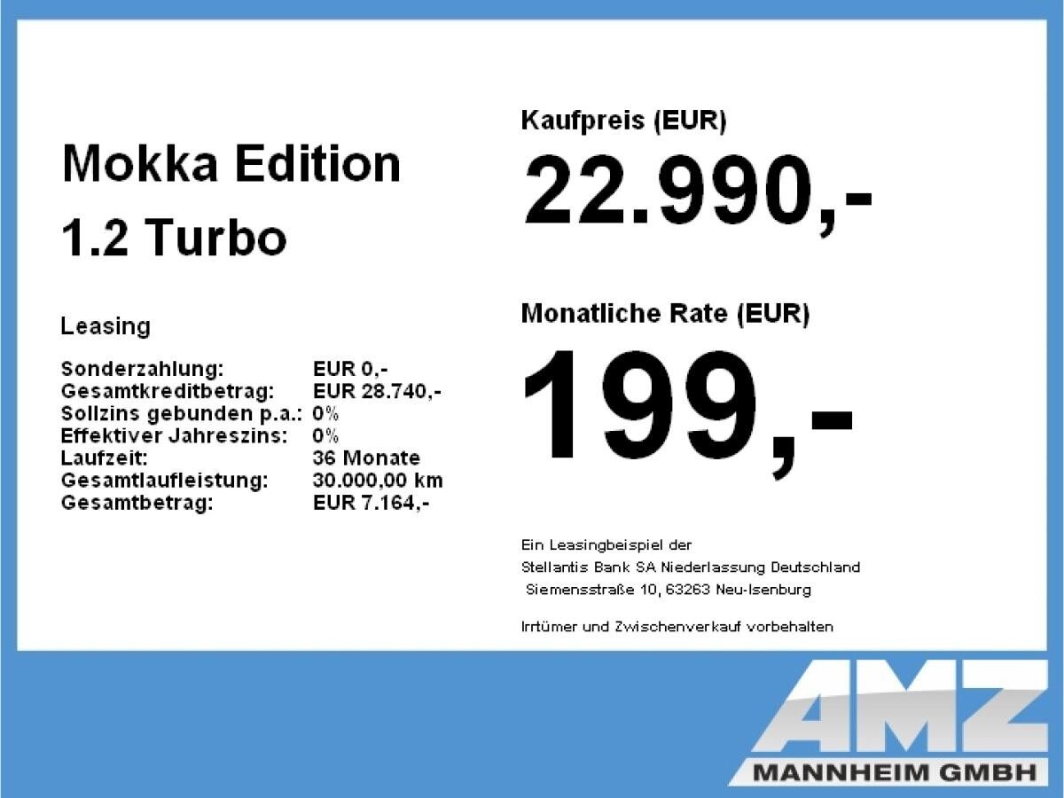 Opel Mokka Edition 1.2 Turbo **Gewerbehammer**