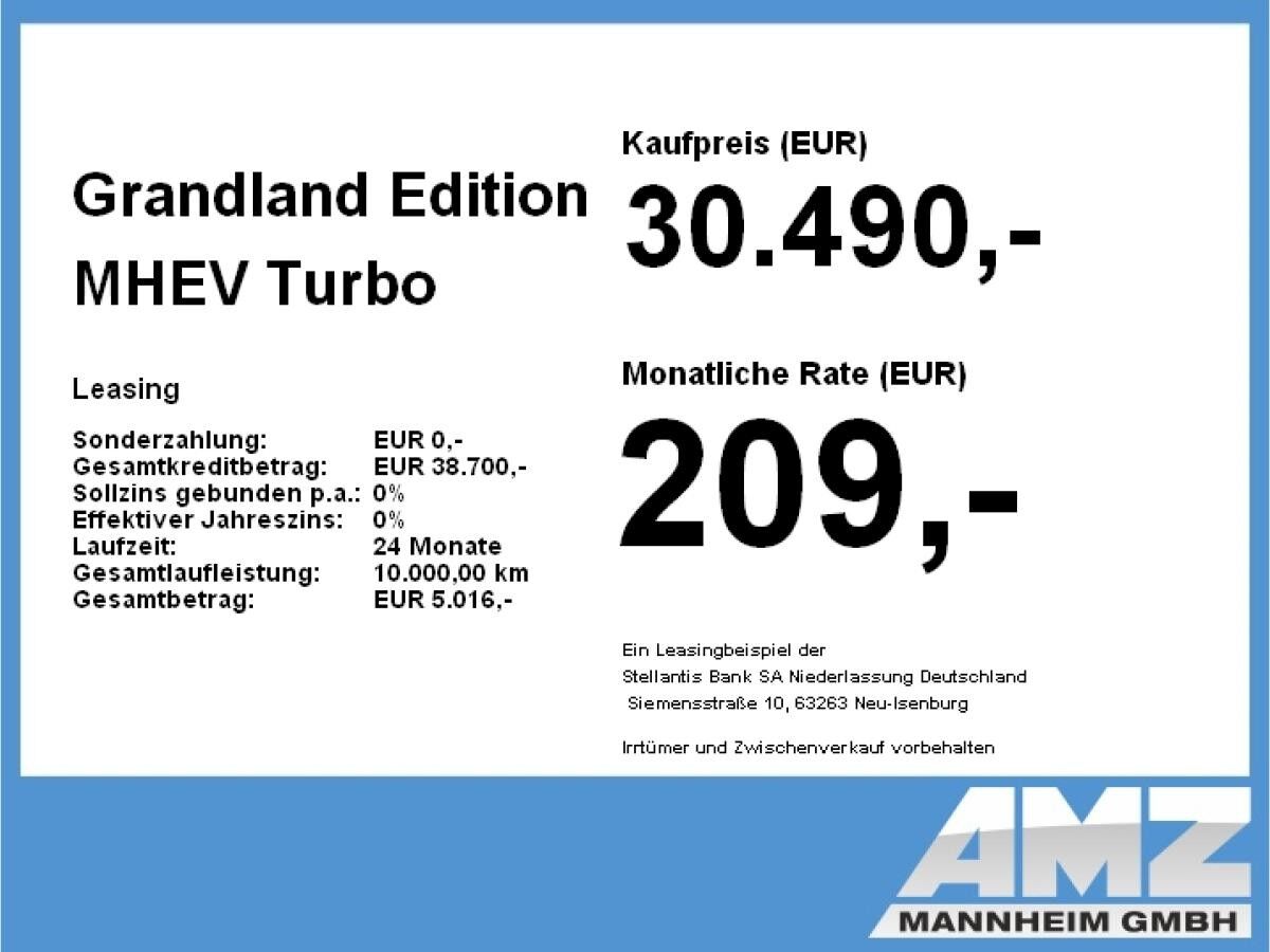 Opel Grandland Edition MHEV