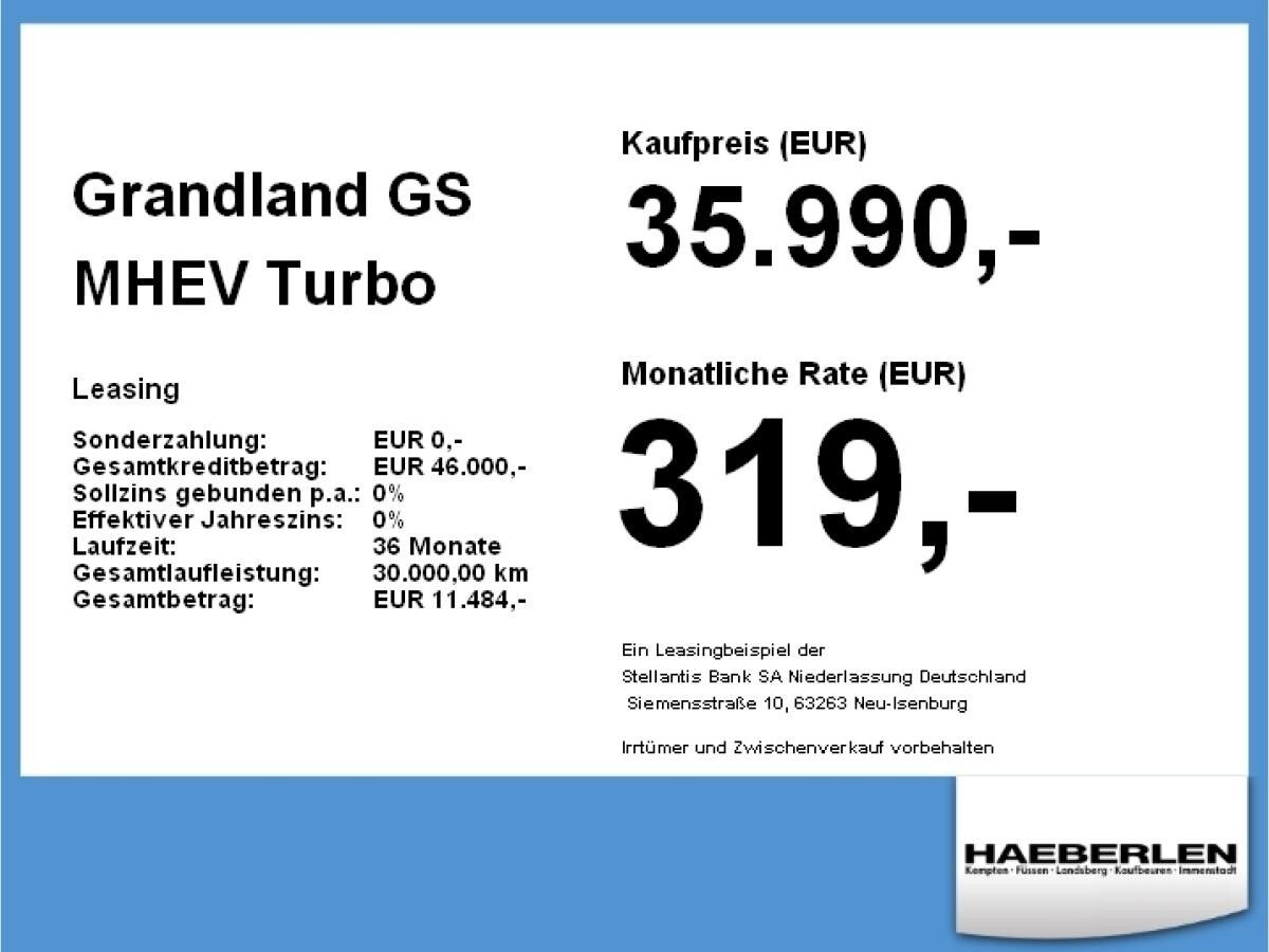 Opel Grandland GS MHEV **Gewerbehammer**