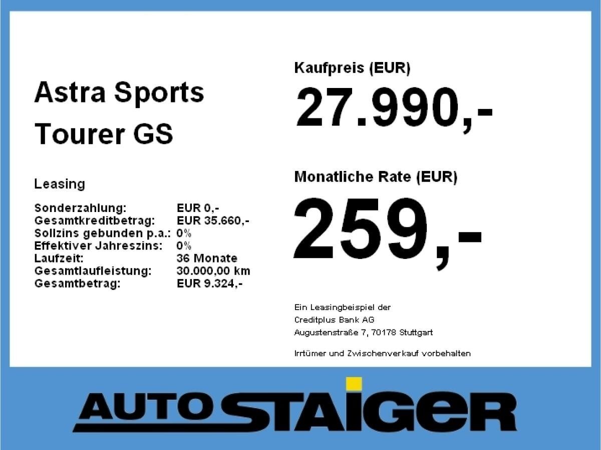 Opel Astra Sports Tourer GS 1.2 Turbo
