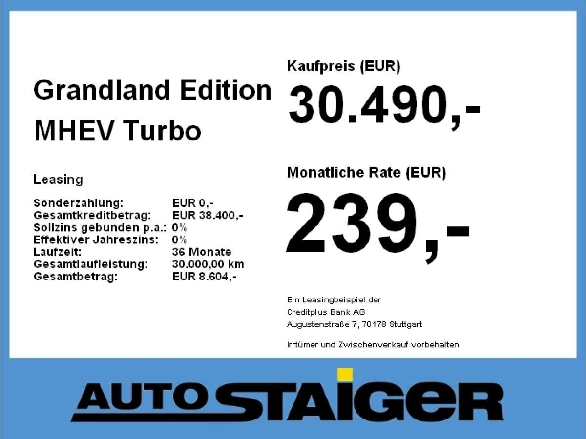 Opel Grandland Edition MHEV **Gewerbehammer**