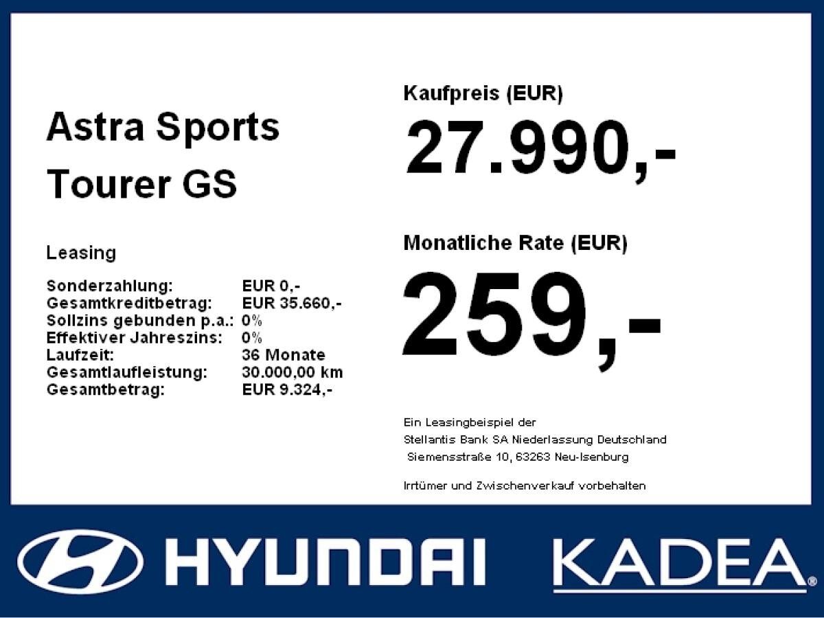 Opel Astra Sports Tourer GS 1.2 Turbo