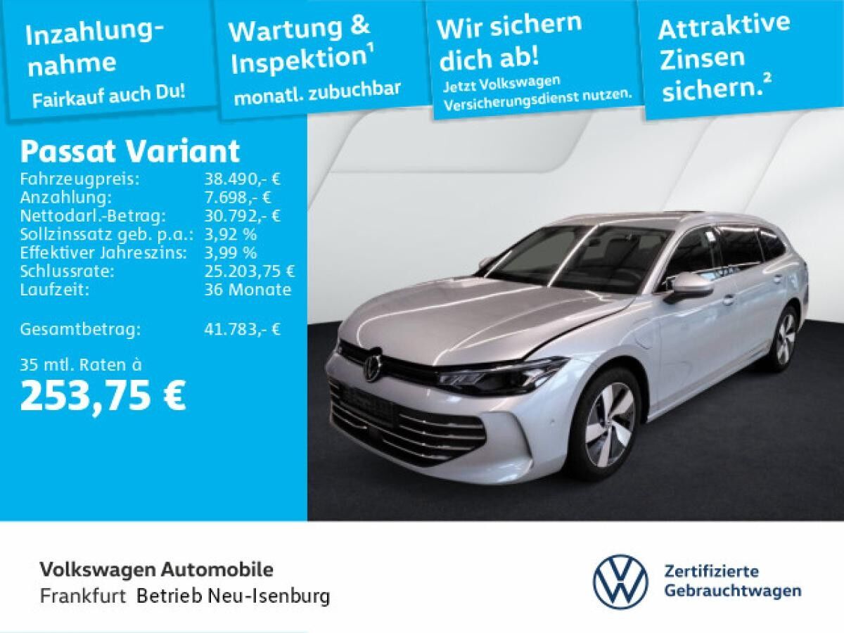 Volkswagen Passat Variant 1.5 TSI DSG eHybrid Navi LED DAB+ FrontAssist