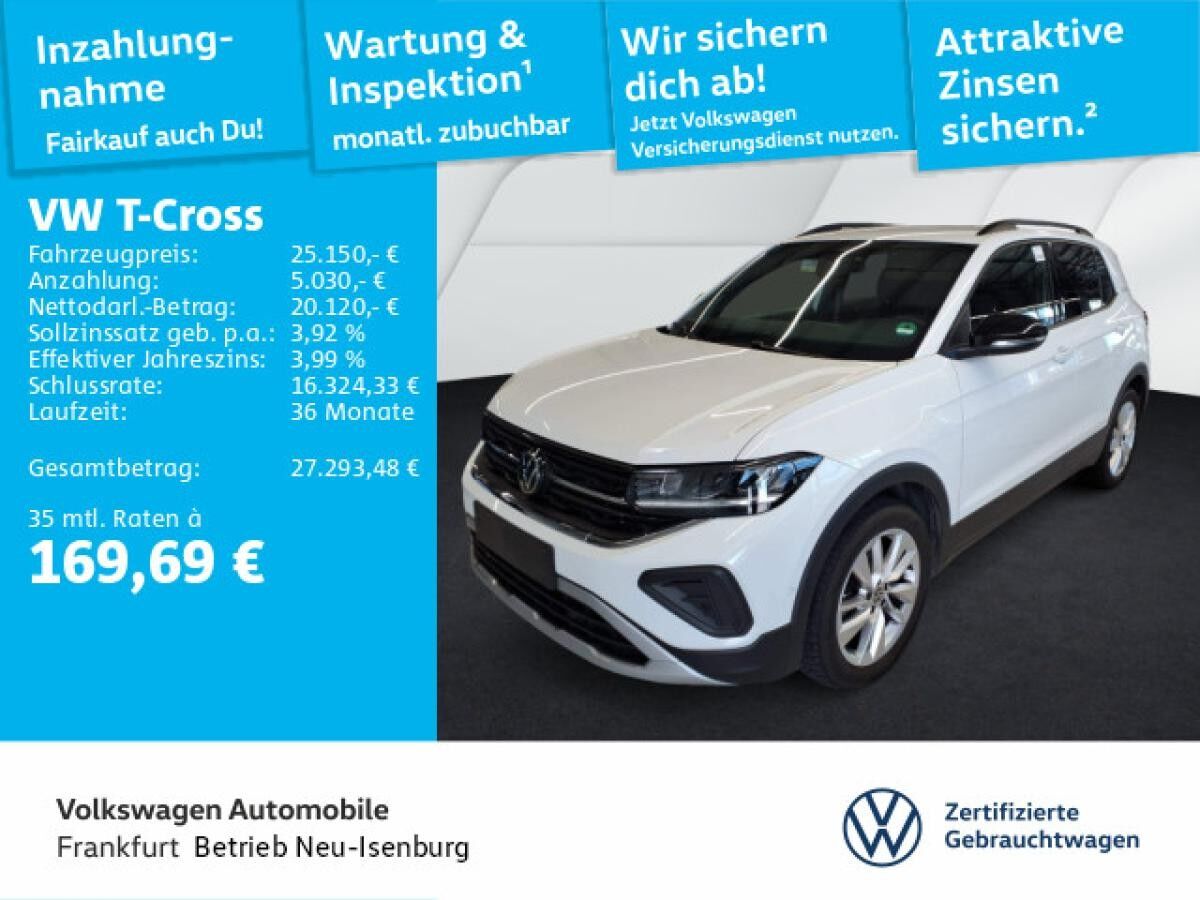 Volkswagen T-Cross 1.0 TSI DSG Goal Navi LED DAB+ FrontAssist
