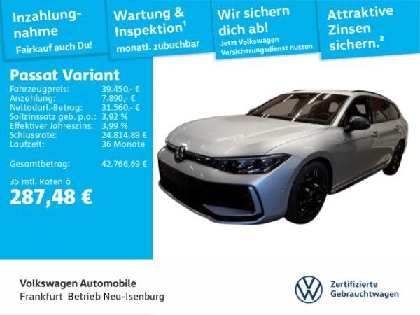 Volkswagen Passat Variant 2.0 TDI DSG R-Line Navi IQ.Light DAB+ FrontAssist