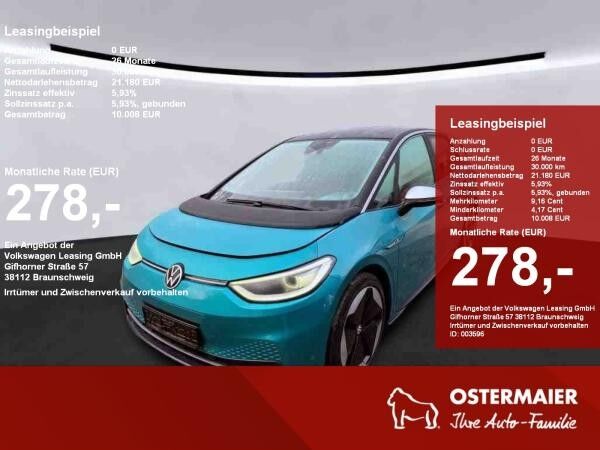 Volkswagen ID.3 1st EDITION MAX MATRIX.WÄRMEP.PANO.HuD.ACC