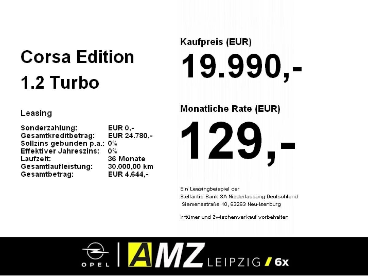 Opel Corsa Edition 1.2 Turbo