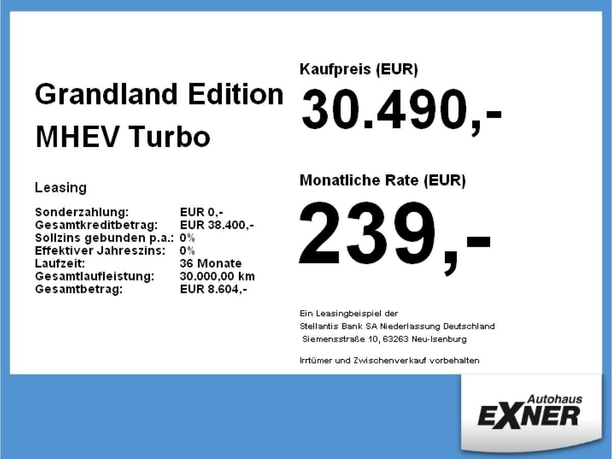 Opel Grandland Edition MHEV **Gewerbehammer**