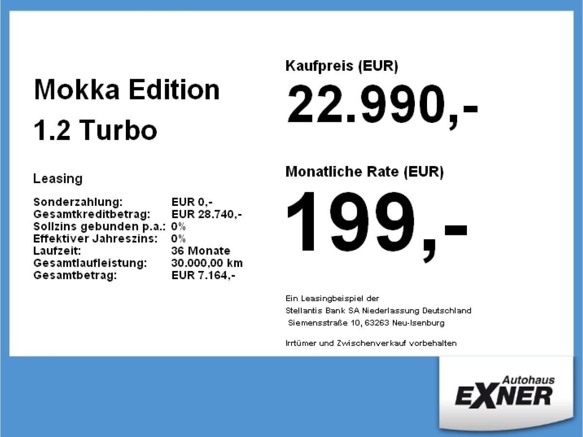 Opel Mokka Edition 1.2 Turbo **Gewerbehammer**