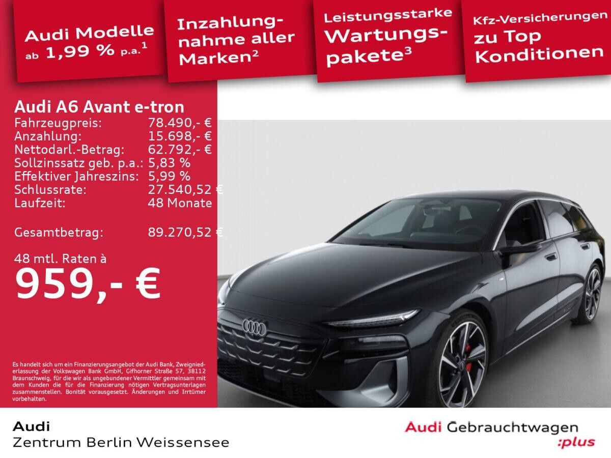 Audi A6 Avant e-tron*QUA*S-LINE*MATRIX*B&O*LEDER*HUD*