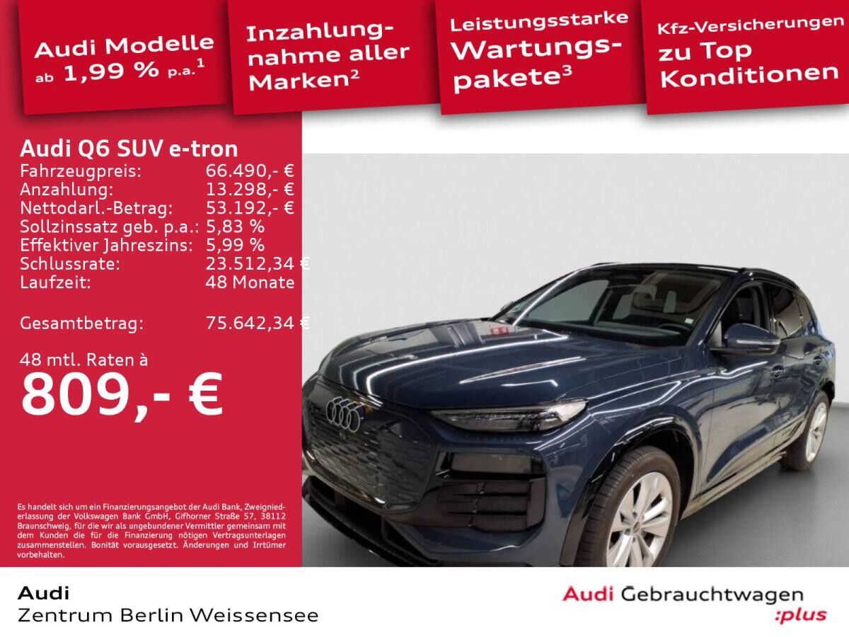 Audi Q6 e-tron Performance*MATRIX*B&O*LEDER*360°*ACC*