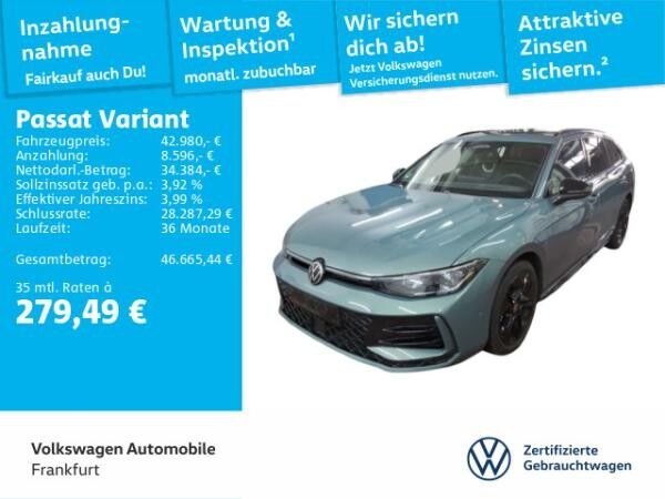 Volkswagen Passat Variant 1.5 TSI DSG eHybrid R-Line Navi AHK IQ.LIGHT - LED-Matrix-Scheinwerfer Panoramadach Sprachas