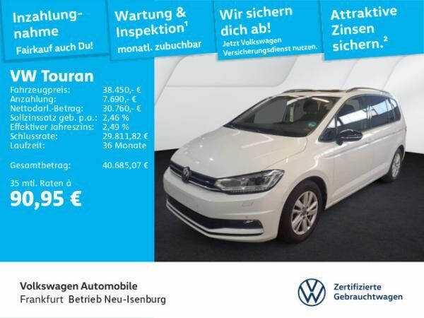 Volkswagen Touran 1.5 TSI DSG Start-Stopp Highline Navi AHK Panoramadach Standheizung