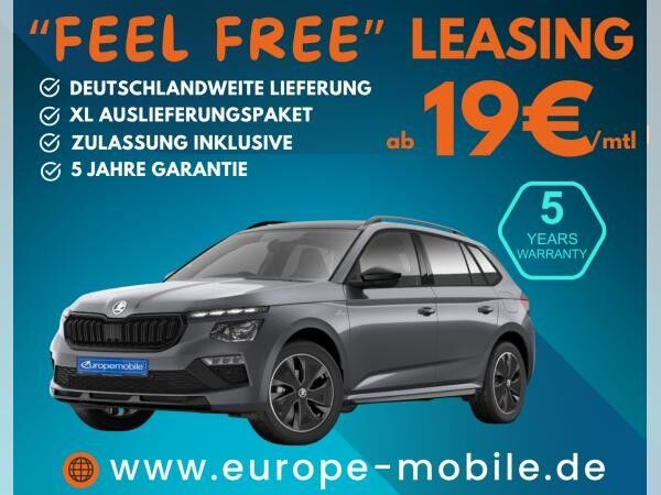 Skoda Kamiq Monte Carlo 1.5 TSI 150 DSG (UVP 41.130€/KW4/26) PANO|SmartLink|Kessy|Rückfahrkamera|17"|UVM.