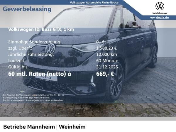Volkswagen ID.Buzz GTX 4MOTION langer Radstand LED AHK Navi