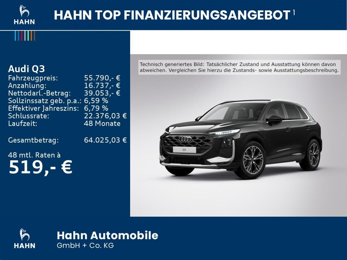 Audi Q3 SUV e-hybrid S tronic // Sofort verfügbar //