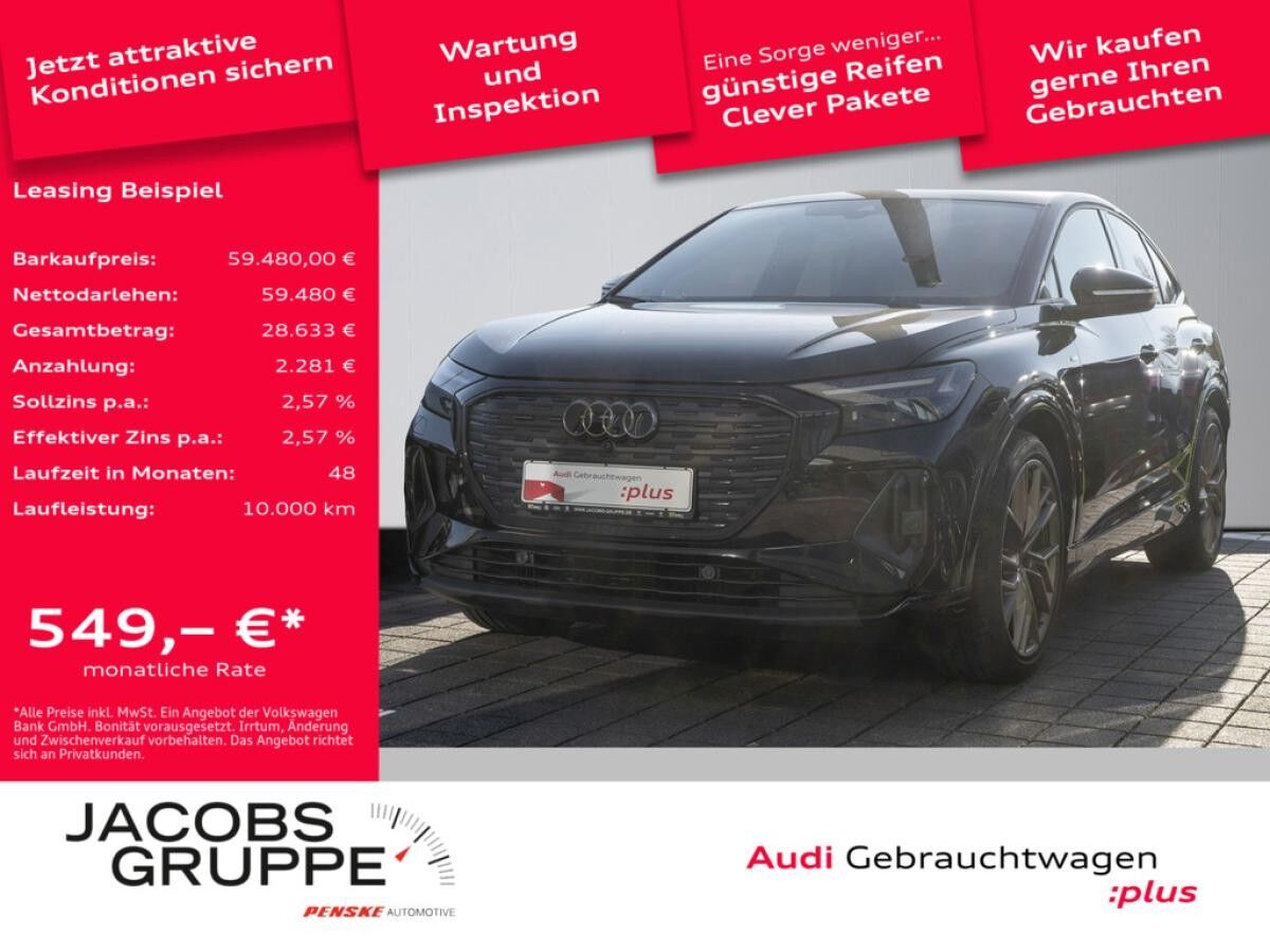 Audi Q4 e-tron Sportback 55 qu. 2xS line Edition/Matrix/360°/SONOS/ACC/Wärm