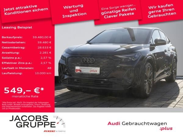 Audi Q4 e-tron Sportback 55 qu. 2xS line Edition/Matrix/360°/SONOS/ACC/Wärm