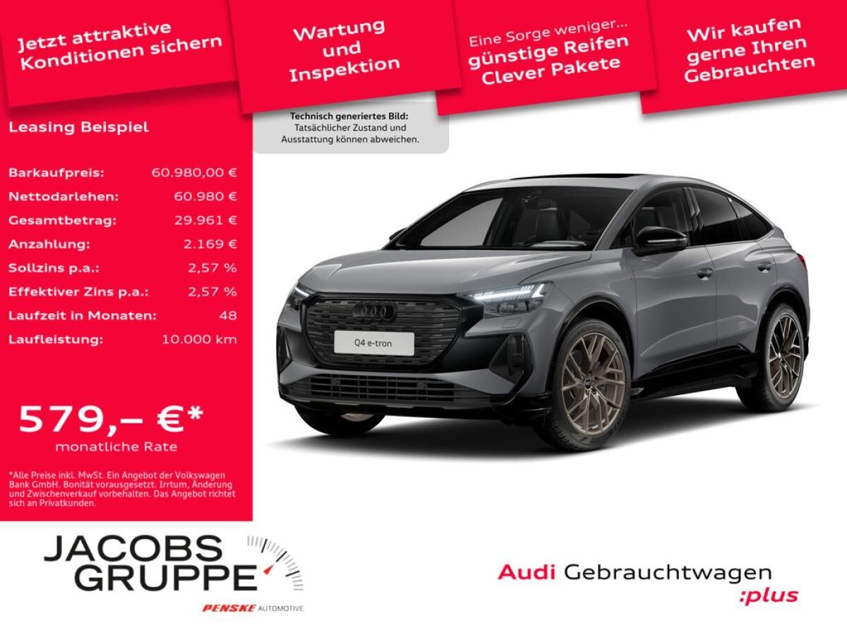 Audi Q4 e-tron Sportback 55 qu. 2xS line Edition/Matrix/HuD/360°/Pano/SONOS