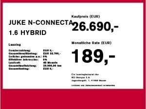 Nissan Juke JUKE N-CONNECTA 1.6 HYBRID 4AMT Winterräder inkl