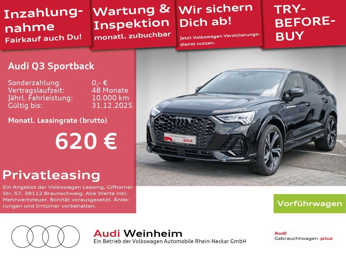 Audi Q3 Sportback 40 TFSI quattro S line Navi SONOS Matrix-LED uvm