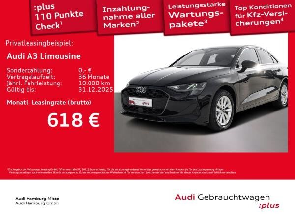 Audi A3 Limousine 35 TDI S tronic Kamera LED Navi Virtual