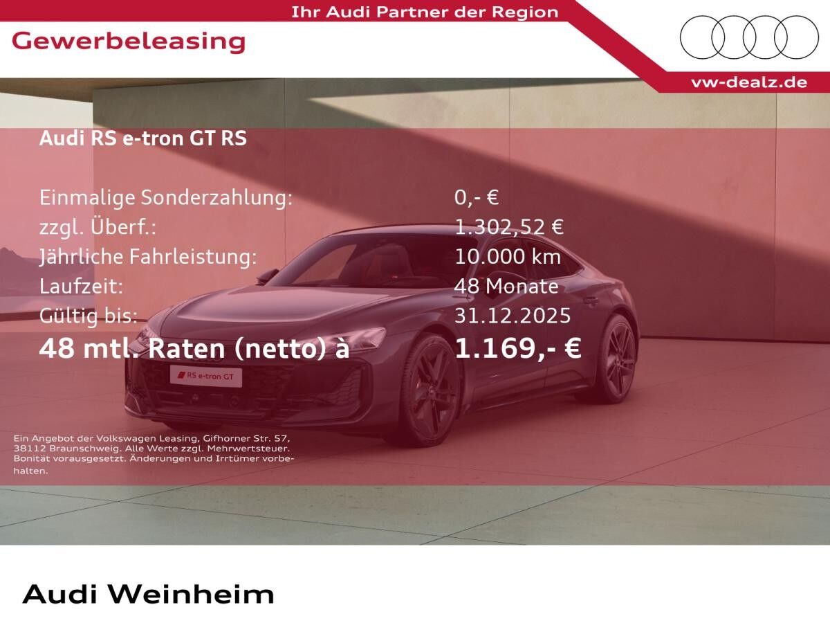 Audi RS e-tron GT Matrix-LED Alu 21" Head-up NAVI DAB
