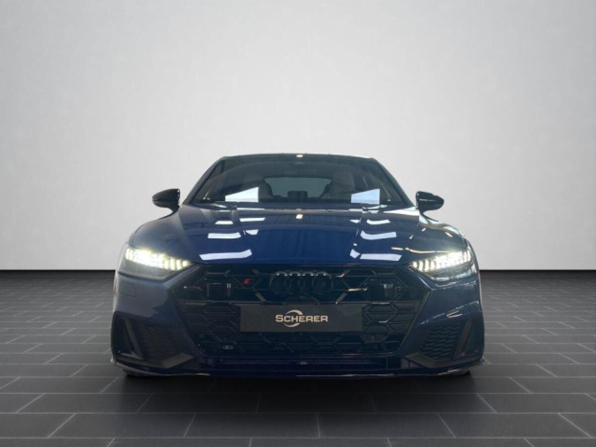 Audi S7 Sportback, Luftfahrwerk, Sportedition Silber/Ozeanblau, el. Panodach, B&O Sound, AHK