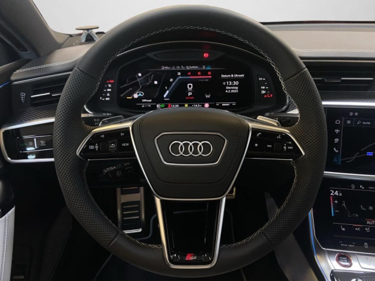 Audi S7 Sportback, Luftfahrwerk, Sportedition Silber/Ozeanblau, el. Panodach, B&O Sound, AHK