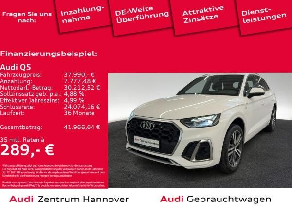 Audi Q5 S line 40 TDI quattro LED Navi Teilleder Sportsitze