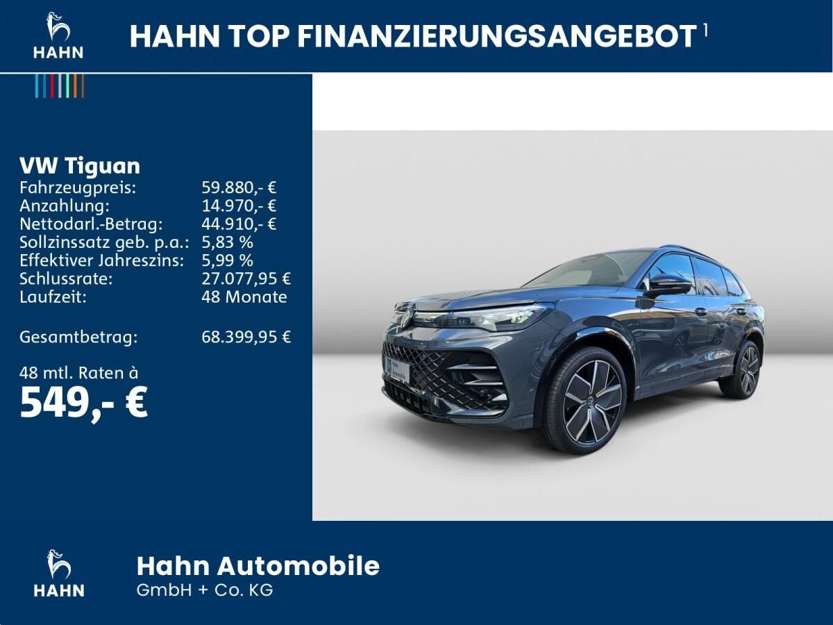 Volkswagen Tiguan R-Line 2,0 l TSI 4MOTION *Sofort Verfügbar*