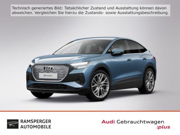 Audi Q4 e-tron Sportback 45 S line, AHK, Kamera, Standklima, Wärmepumpe