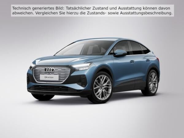 Audi Q4 e-tron Sportback 45 S line, AHK, Kamera, Standklima, Wärmepumpe
