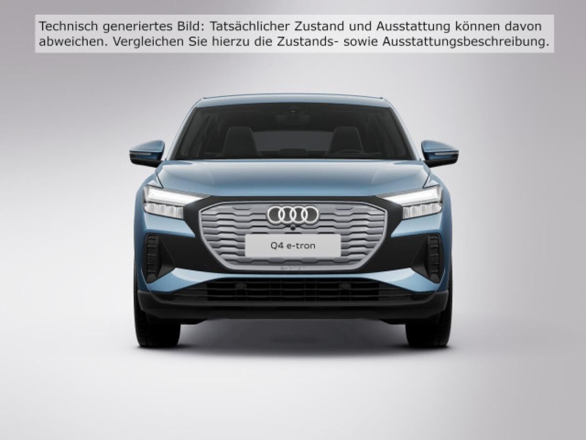 Audi Q4 e-tron Sportback 45 S line, AHK, Kamera, Standklima, Wärmepumpe